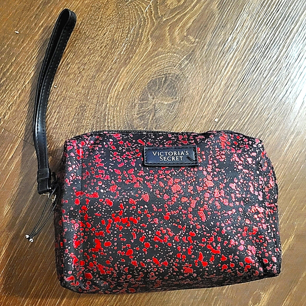 Victoria's Secret cosmetic bag 6.5" wide, 6" high